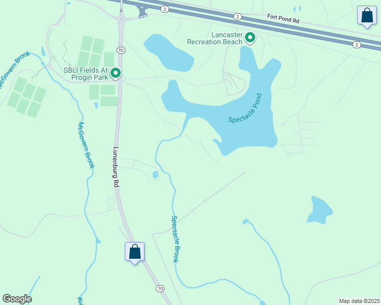 map of restaurants, bars, coffee shops, grocery stores, and more near 151 Fire Road 12 in Lancaster