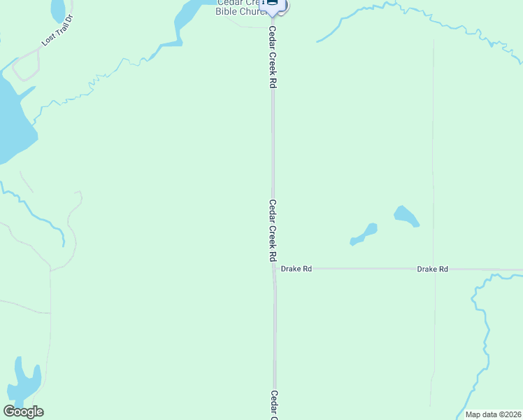 map of restaurants, bars, coffee shops, grocery stores, and more near 9798 Cedar Creek Road in Delton