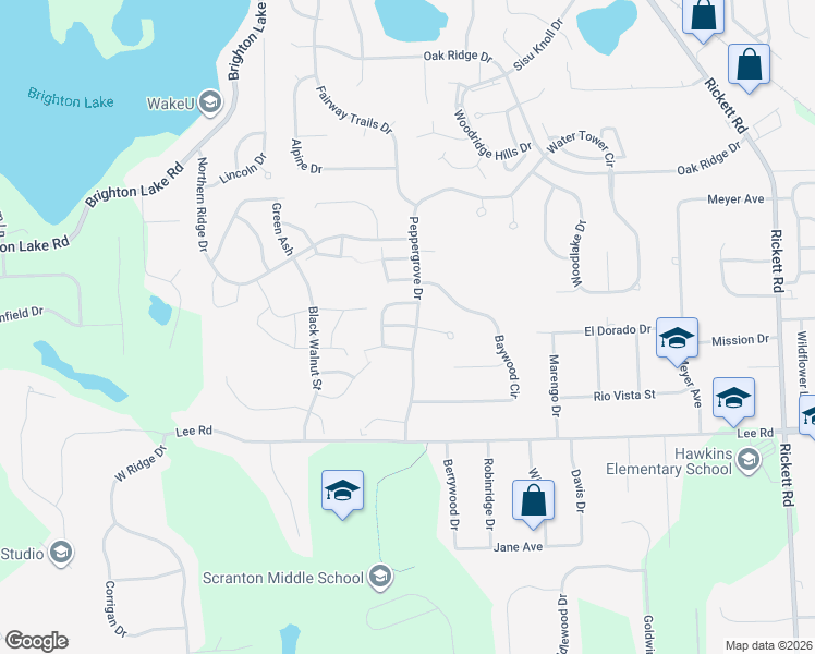 map of restaurants, bars, coffee shops, grocery stores, and more near 2305 Sugar Maple Drive in Brighton