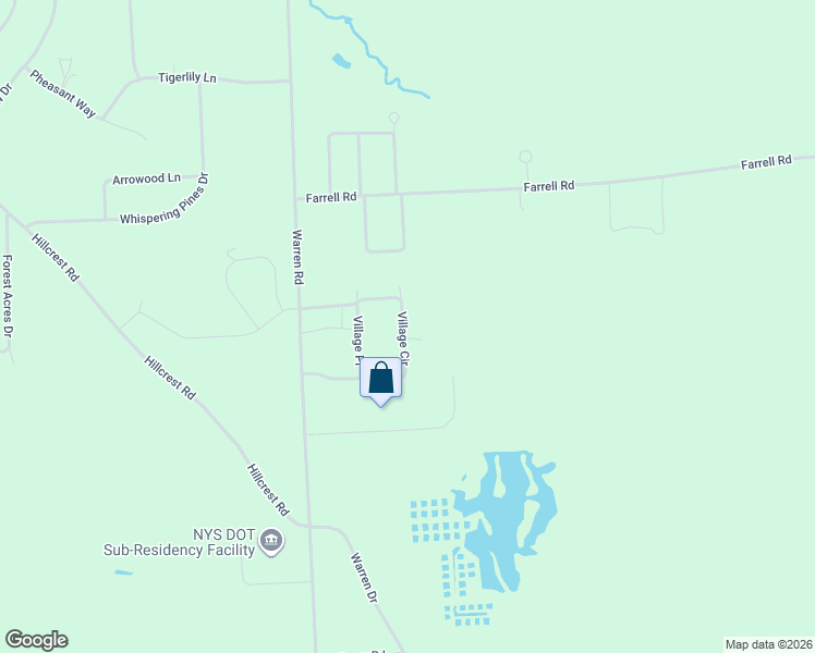 map of restaurants, bars, coffee shops, grocery stores, and more near 1089 Warren Road in Ithaca