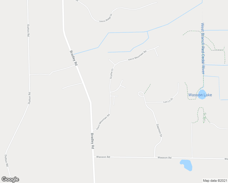 map of restaurants, bars, coffee shops, grocery stores, and more near 5715 Iosco Mountain Road in Gregory