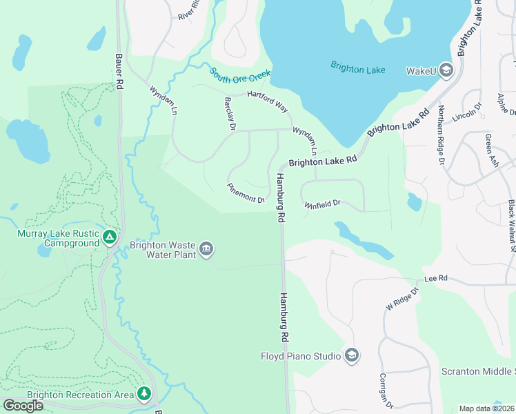 map of restaurants, bars, coffee shops, grocery stores, and more near 6180 Pinemont Drive in Brighton