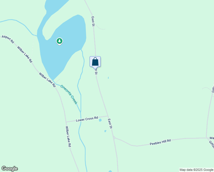 map of restaurants, bars, coffee shops, grocery stores, and more near 768 East Street in Oneonta