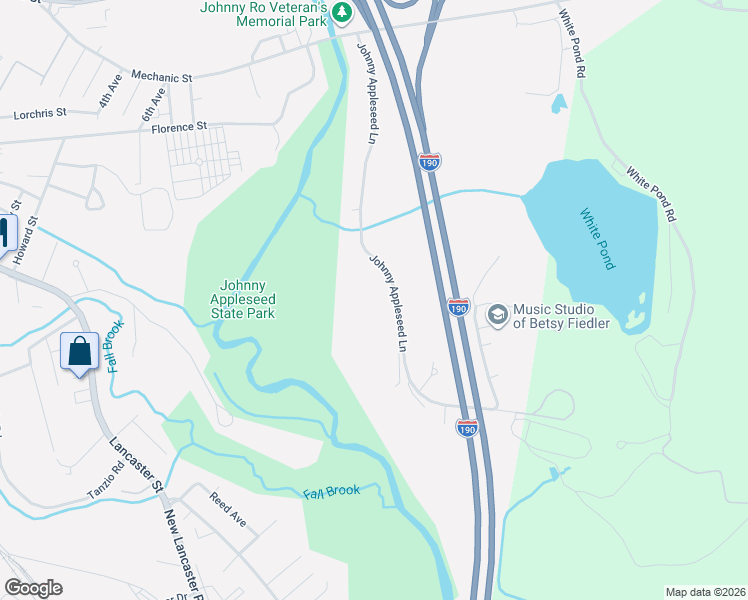 map of restaurants, bars, coffee shops, grocery stores, and more near 269 Johnny Appleseed Lane in Leominster