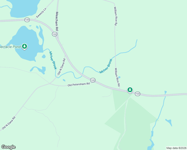 map of restaurants, bars, coffee shops, grocery stores, and more near 351 Massachusetts 122 in New Salem