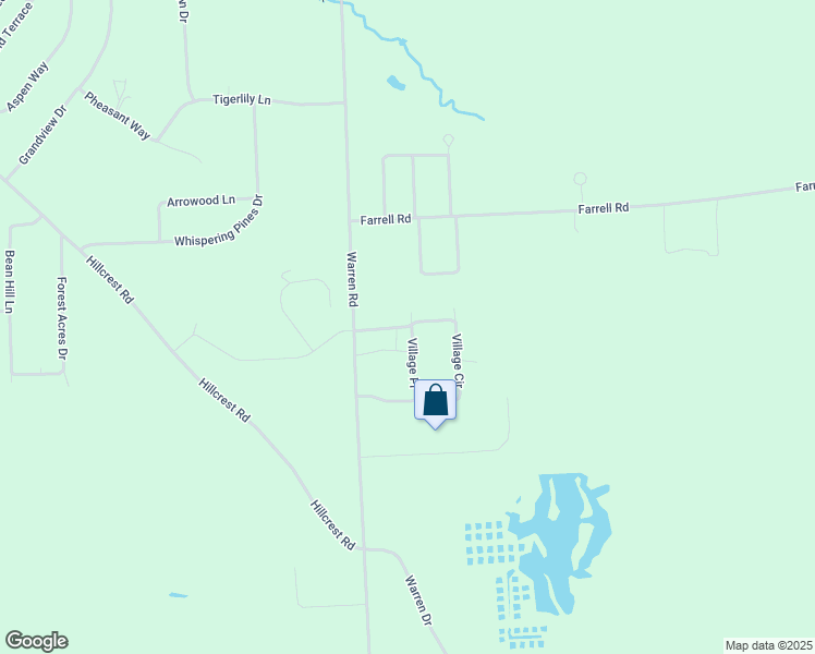 map of restaurants, bars, coffee shops, grocery stores, and more near Village Circle in Ithaca