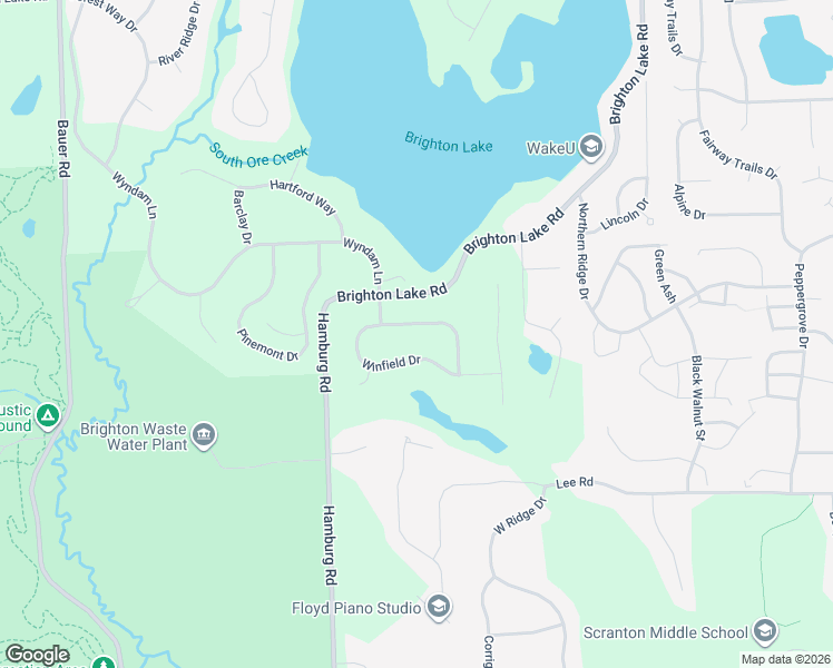 map of restaurants, bars, coffee shops, grocery stores, and more near 7811 Winfield Drive in Brighton