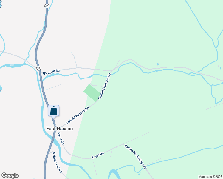 map of restaurants, bars, coffee shops, grocery stores, and more near 114 Garfield Road in East Nassau