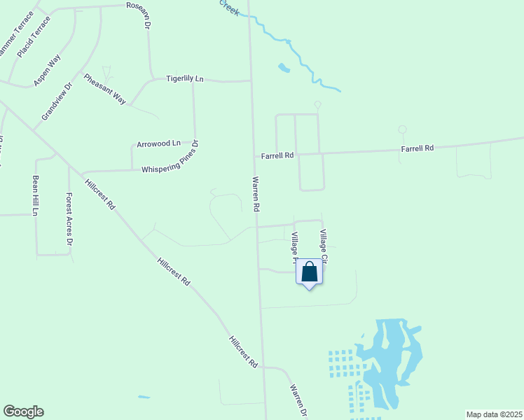 map of restaurants, bars, coffee shops, grocery stores, and more near 119 Village Circle in Ithaca