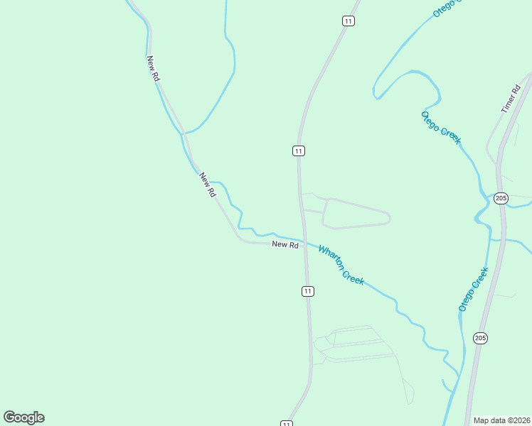 map of restaurants, bars, coffee shops, grocery stores, and more near 166 New Road in Oneonta