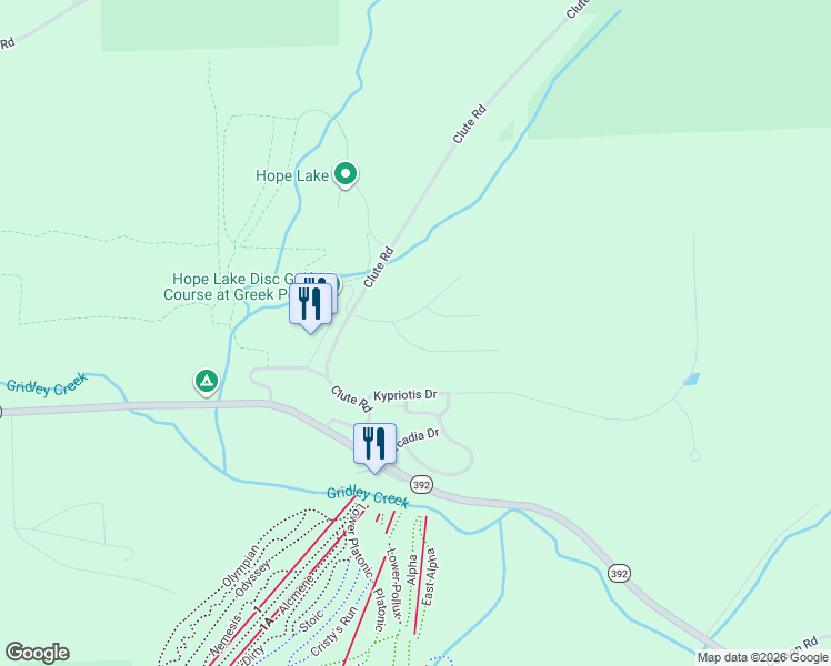 map of restaurants, bars, coffee shops, grocery stores, and more near 1991 Artemis Drive in Cortland