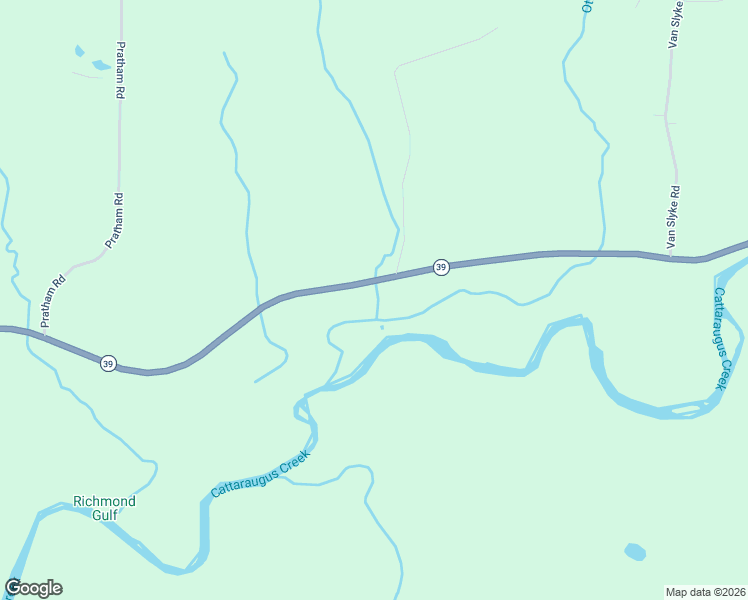 map of restaurants, bars, coffee shops, grocery stores, and more near 10459 Springville Sardinia Highway in Springville