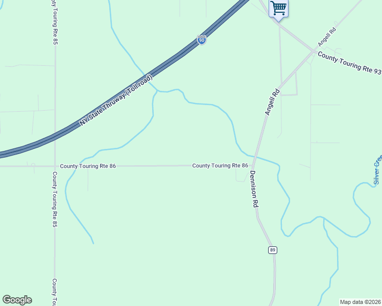 map of restaurants, bars, coffee shops, grocery stores, and more near 1306 Stebbins Road in Silver Creek