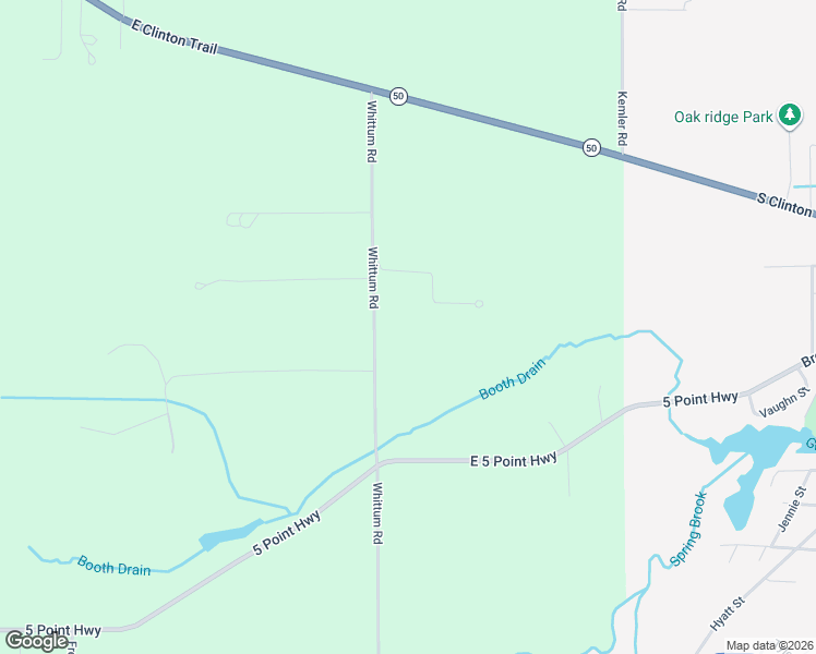 map of restaurants, bars, coffee shops, grocery stores, and more near 3765 Whittum Road in Eaton Rapids