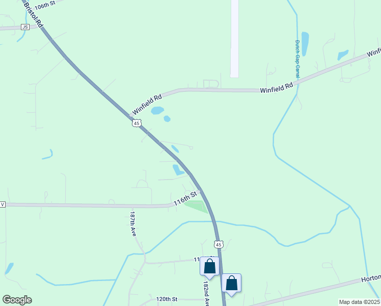 map of restaurants, bars, coffee shops, grocery stores, and more near 11303 Bristol Road in Bristol