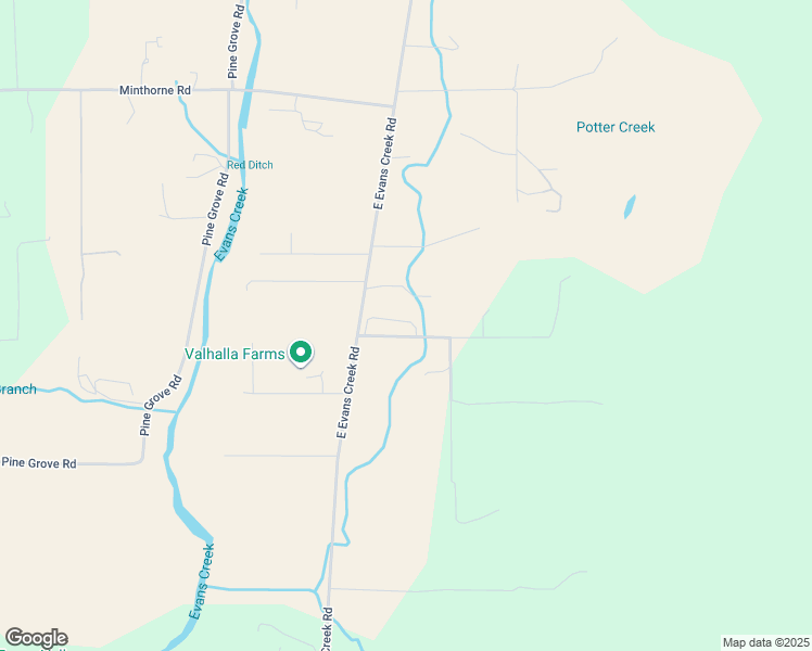 map of restaurants, bars, coffee shops, grocery stores, and more near 6226 East Evans Creek Road in Rogue River