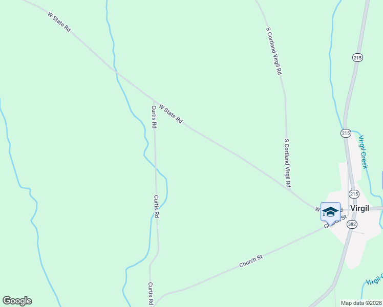 map of restaurants, bars, coffee shops, grocery stores, and more near 1010 W State Rd in Cortland