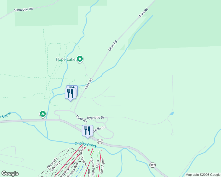 map of restaurants, bars, coffee shops, grocery stores, and more near 2010 Thermopylae Drive in Cortland