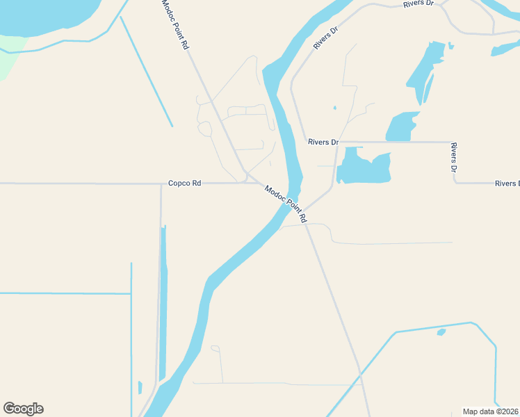 map of restaurants, bars, coffee shops, grocery stores, and more near 32110 Modoc Point Road in Chiloquin