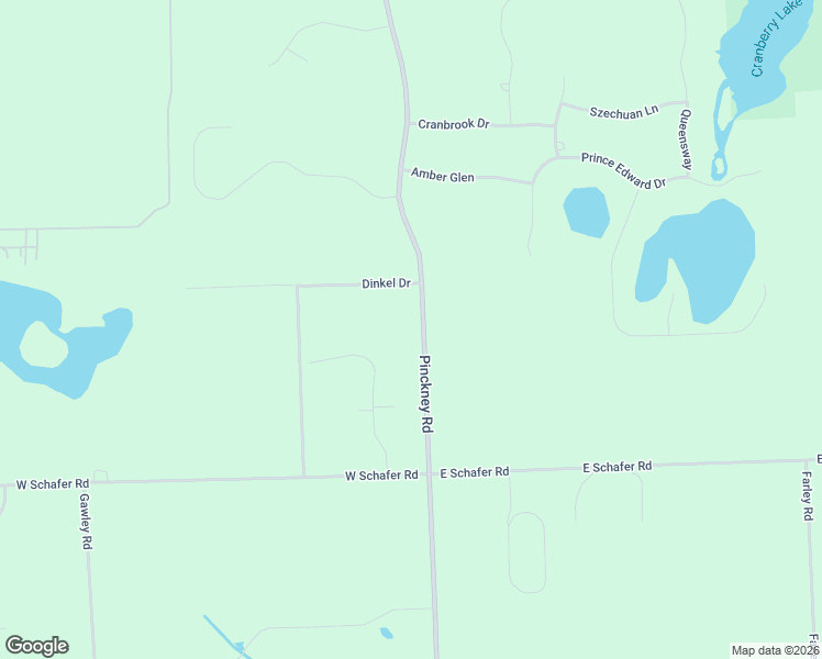 map of restaurants, bars, coffee shops, grocery stores, and more near 5676 Pinckney Road in Howell