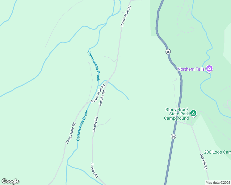 map of restaurants, bars, coffee shops, grocery stores, and more near 10600 Jacobs Road in Dansville