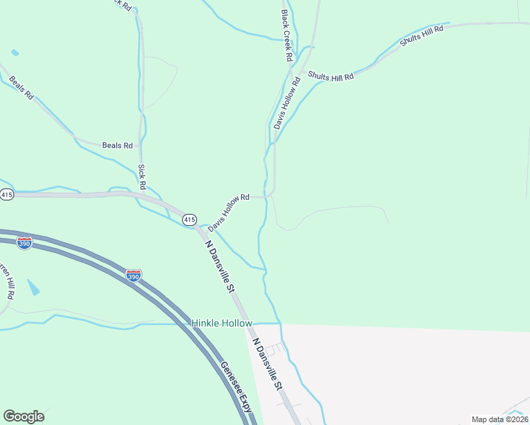 map of restaurants, bars, coffee shops, grocery stores, and more near 10620 Davis Hollow Road in Cohocton