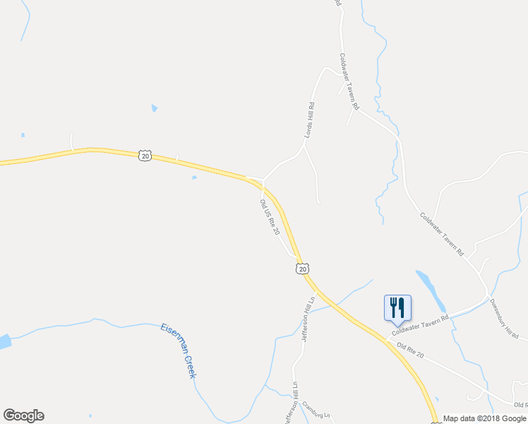 map of restaurants, bars, coffee shops, grocery stores, and more near 3101 Old US Route 20 in Nassau