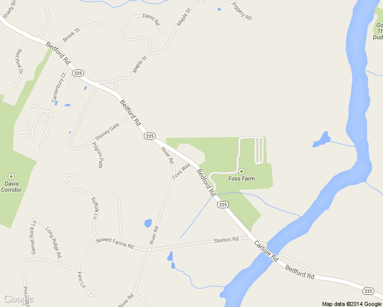 map of restaurants, bars, coffee shops, grocery stores, and more near 981 Bedford Road in Carlisle
