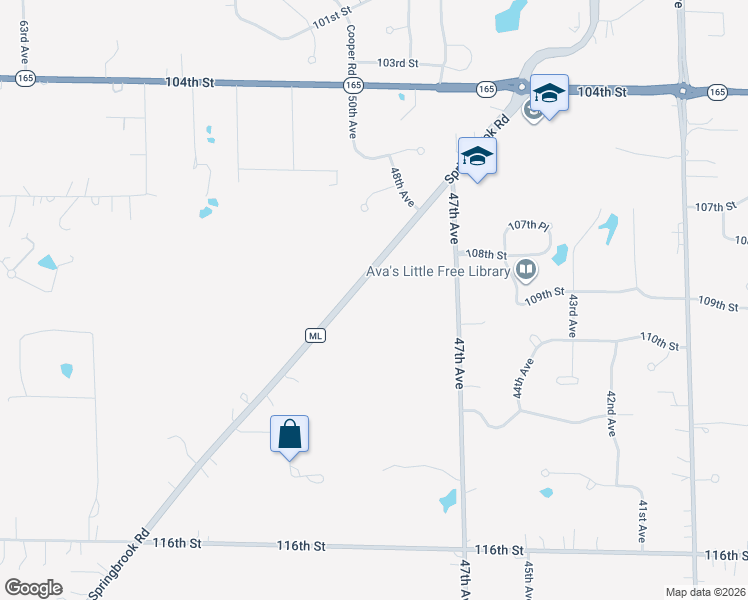 map of restaurants, bars, coffee shops, grocery stores, and more near 5031 Springbrook Road in Pleasant Prairie