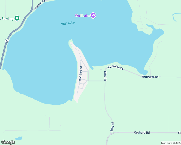 map of restaurants, bars, coffee shops, grocery stores, and more near 5006 Beechwood Drive in Delton