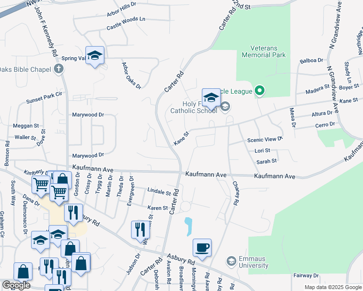 map of restaurants, bars, coffee shops, grocery stores, and more near 2990 Kane Street in Dubuque