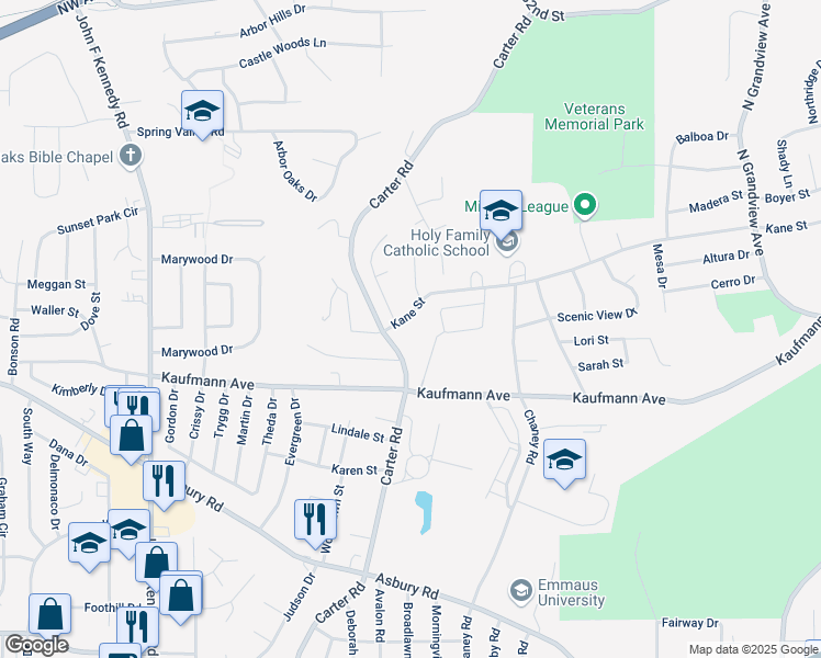 map of restaurants, bars, coffee shops, grocery stores, and more near 2990 Kane Street in Dubuque