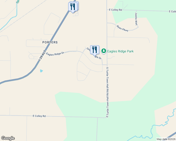 map of restaurants, bars, coffee shops, grocery stores, and more near 3650 Eagles Ridge Drive in Beloit