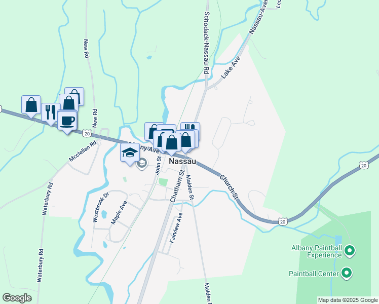 map of restaurants, bars, coffee shops, grocery stores, and more near in Nassau