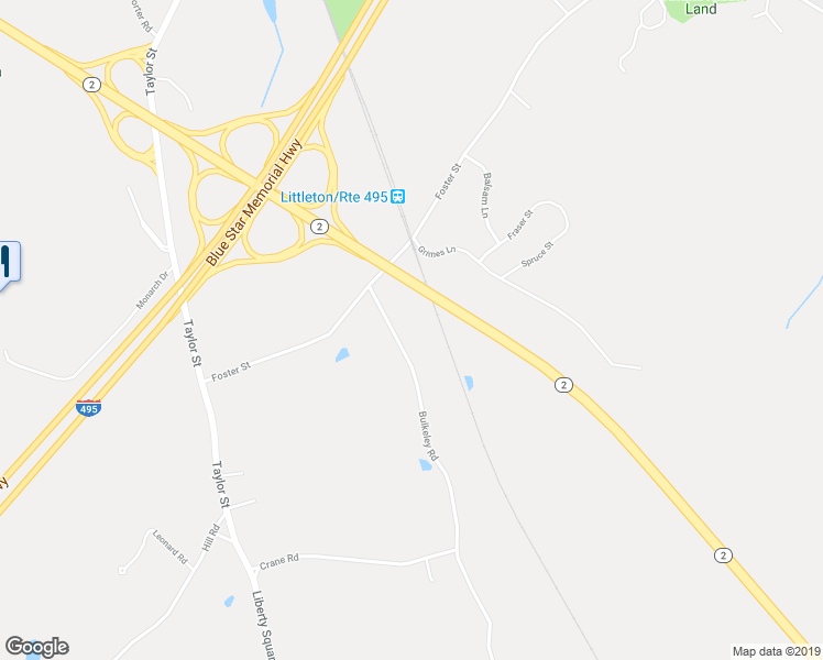 map of restaurants, bars, coffee shops, grocery stores, and more near 10 Bulkeley Road in Littleton