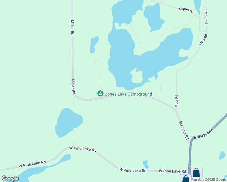 map of restaurants, bars, coffee shops, grocery stores, and more near 6700 Stevens Road in Delton