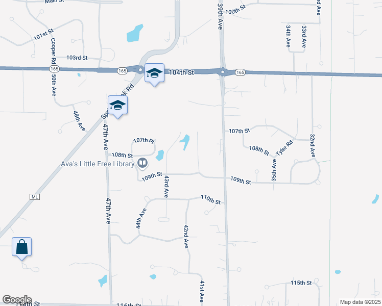 map of restaurants, bars, coffee shops, grocery stores, and more near 10800 41st Avenue in Pleasant Prairie