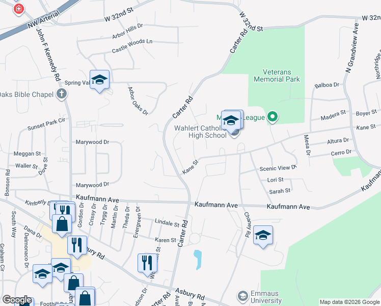 map of restaurants, bars, coffee shops, grocery stores, and more near 2764 Hickory Hill Court in Dubuque