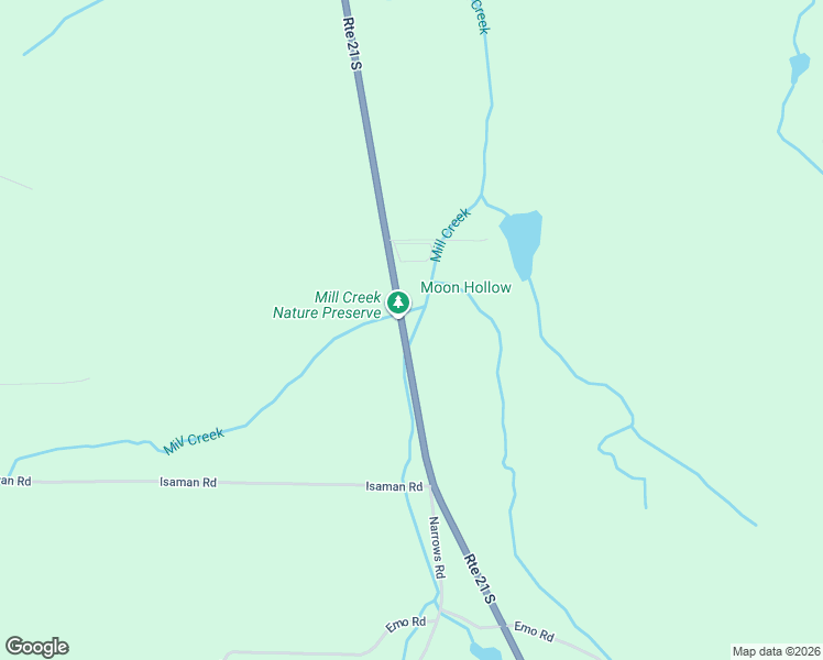 map of restaurants, bars, coffee shops, grocery stores, and more near 10654 State Route 21 in Wayland