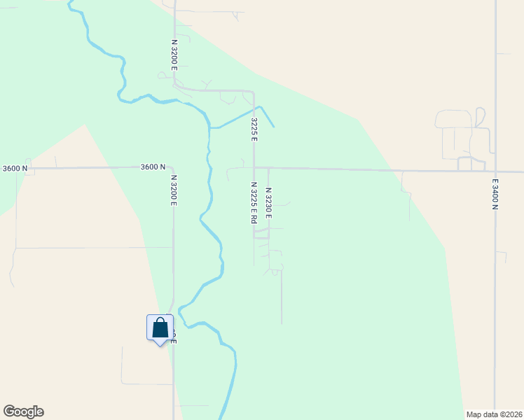 map of restaurants, bars, coffee shops, grocery stores, and more near 3578 North 3230 East in Kimberly
