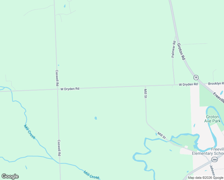 map of restaurants, bars, coffee shops, grocery stores, and more near 149 West Dryden Road in Freeville