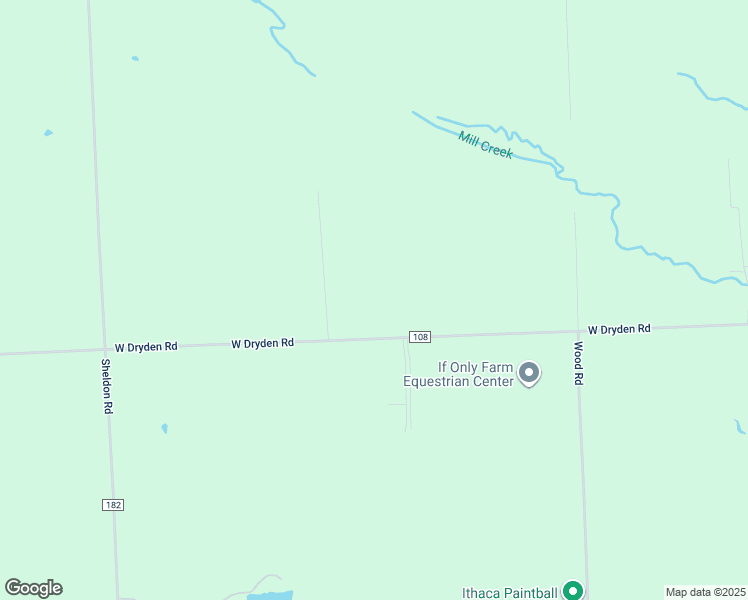 map of restaurants, bars, coffee shops, grocery stores, and more near 470 West Dryden Road in Freeville