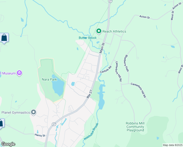 map of restaurants, bars, coffee shops, grocery stores, and more near 10 Devon Drive in Acton