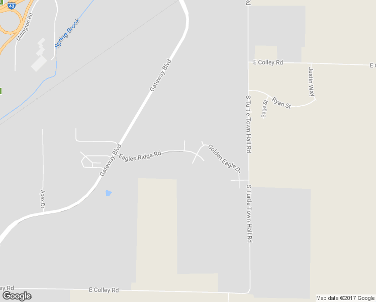map of restaurants, bars, coffee shops, grocery stores, and more near Eagles Ridge Road in Beloit