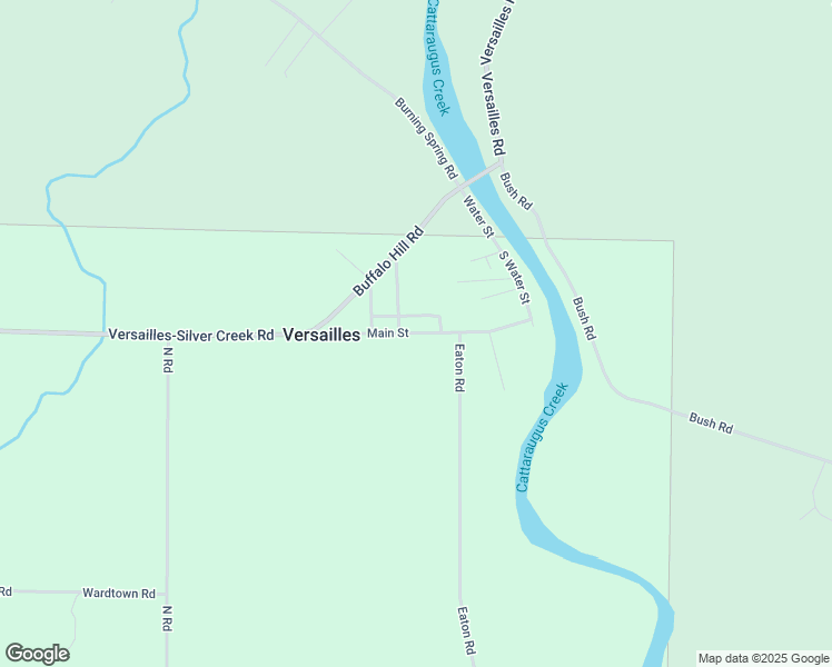 map of restaurants, bars, coffee shops, grocery stores, and more near Main Street in Cattaraugus County