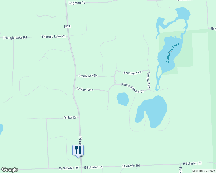 map of restaurants, bars, coffee shops, grocery stores, and more near 361 Prince Edward Drive in Howell