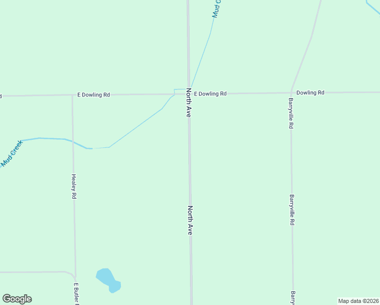 map of restaurants, bars, coffee shops, grocery stores, and more near 9000-9998 North Avenue in Dowling