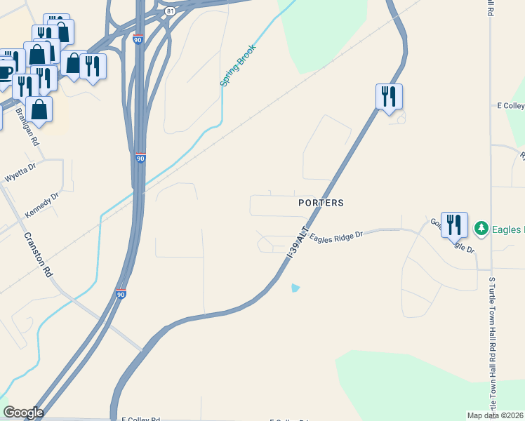 map of restaurants, bars, coffee shops, grocery stores, and more near 1752 Gateway Boulevard in Beloit