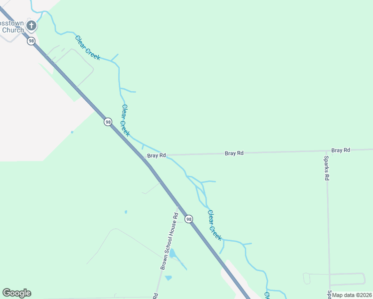 map of restaurants, bars, coffee shops, grocery stores, and more near 1229 Bray Road in Arcade