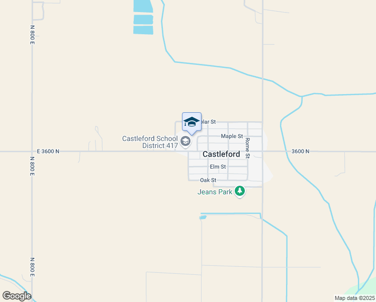 map of restaurants, bars, coffee shops, grocery stores, and more near 500 Main Street in Buhl